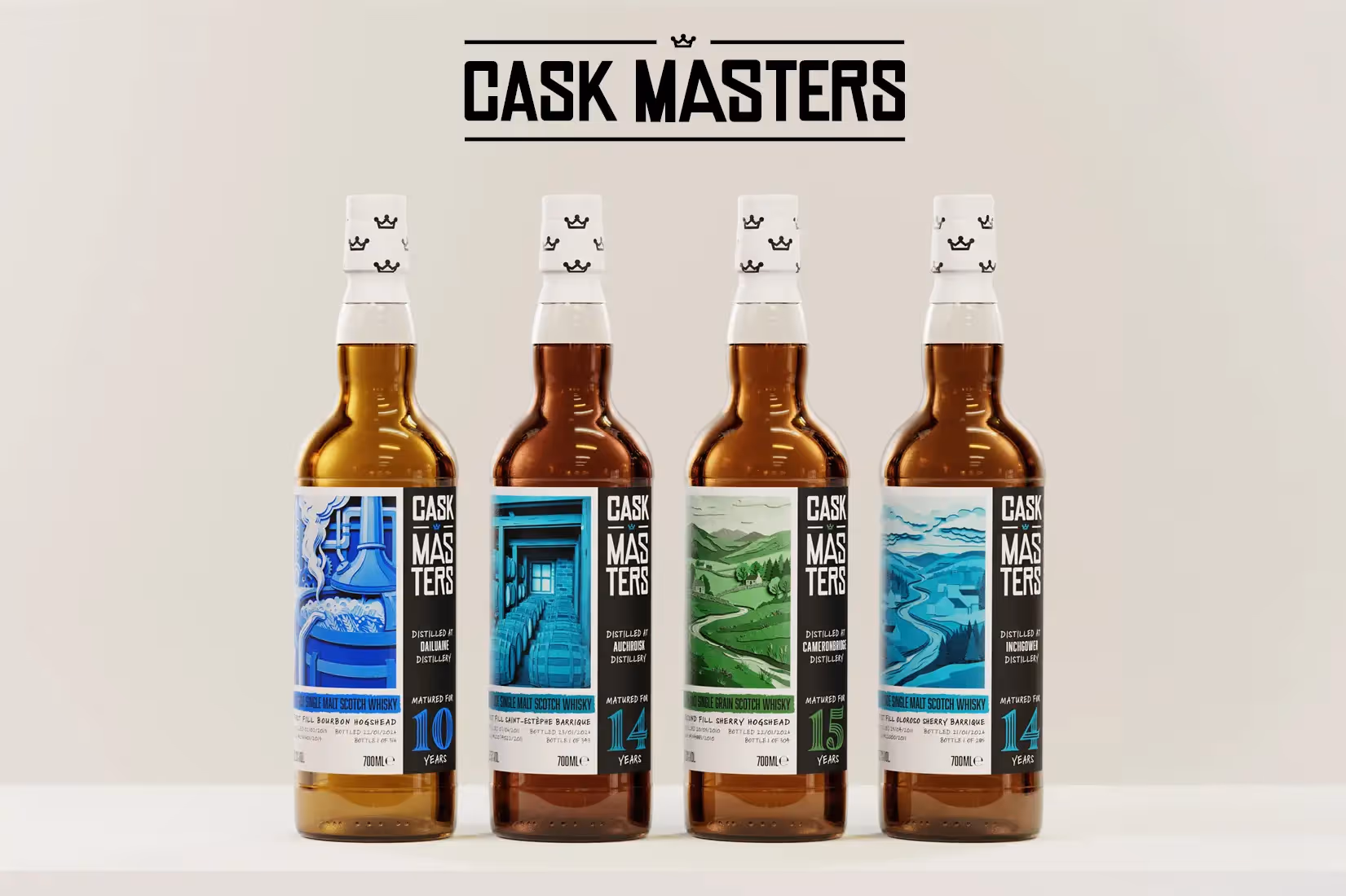 Four New Single Casks Bottlings Join the Cask Masters Series 
