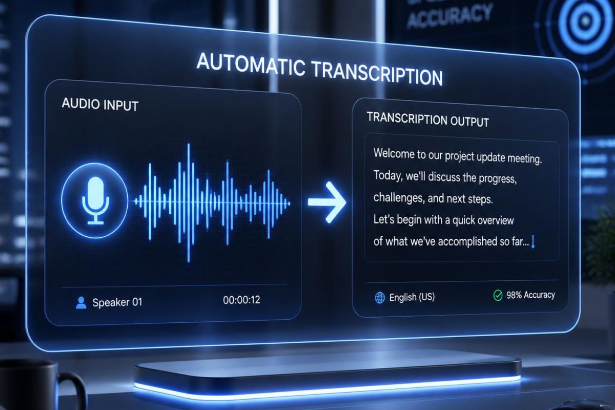 AI-transkribering och automatiska sammanfattningar