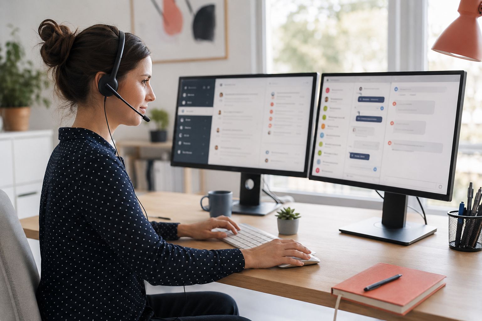 När telefoni, e-post, chatt, SMS och sociala medier samlas i en lösning blir det enklare att ge kunden en sammanhängande upplevelse. Informationen kan följa med genom hela ärendet, oavsett vilken kanal kunden väljer.  Medarbetarna får bättre överblick, slipper växla mellan flera system och kan möta kunden snabbare och mer personligt.