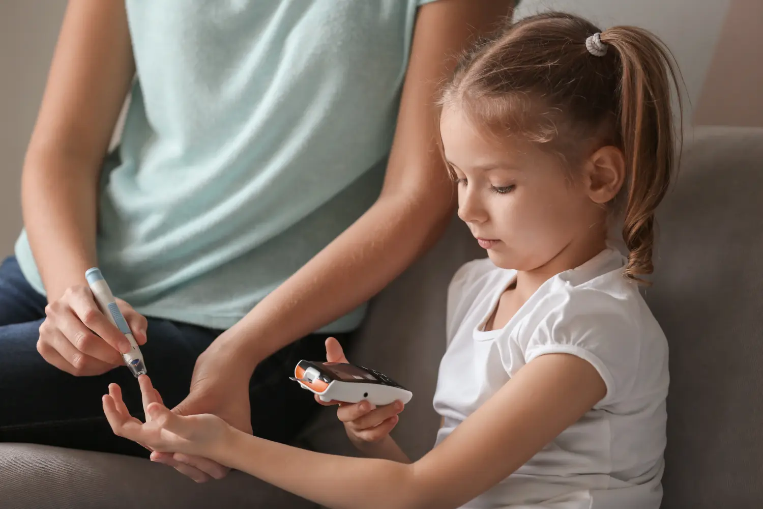 Kinder mit Diabetes testen