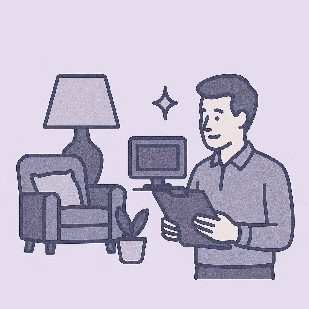 Antique Artwork Appraisal Cartoon Image from AppraiseItNow