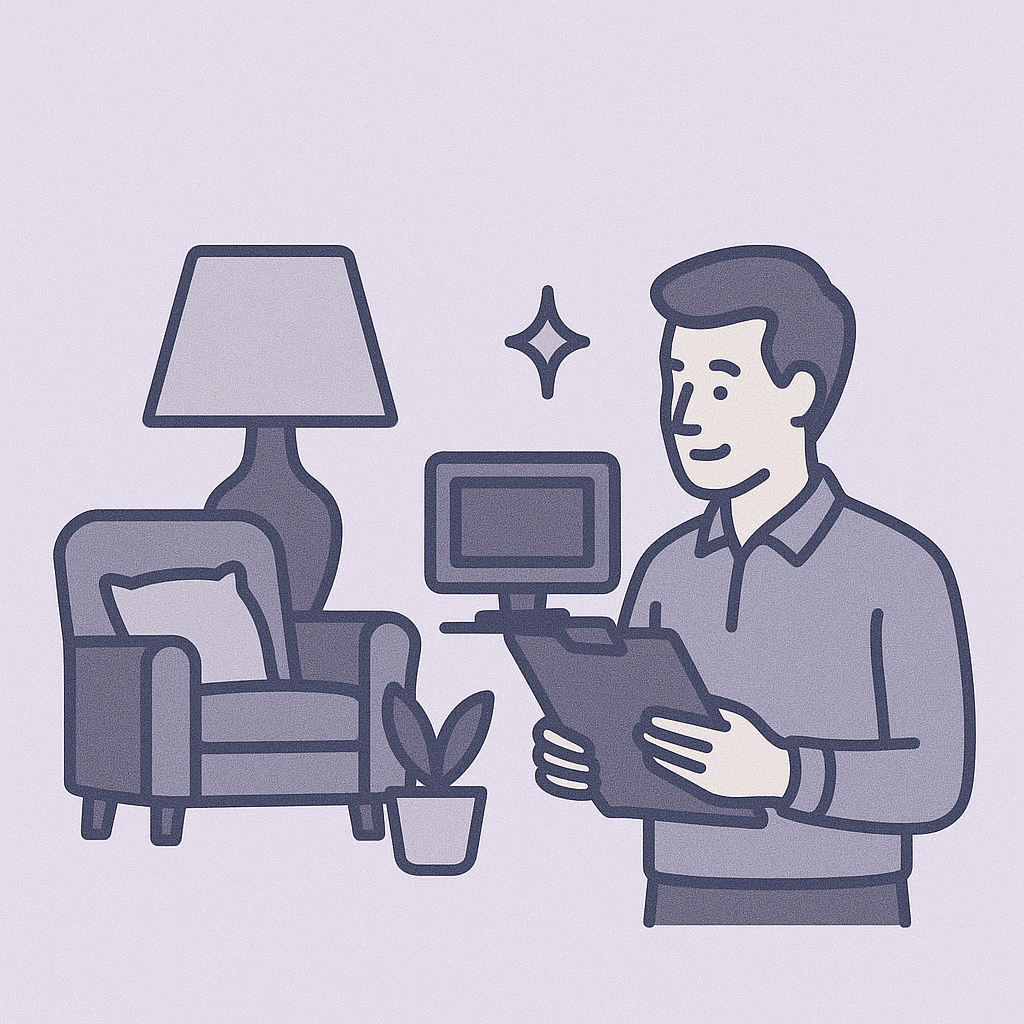 Antique Artwork Appraisal Cartoon Image from AppraiseItNow