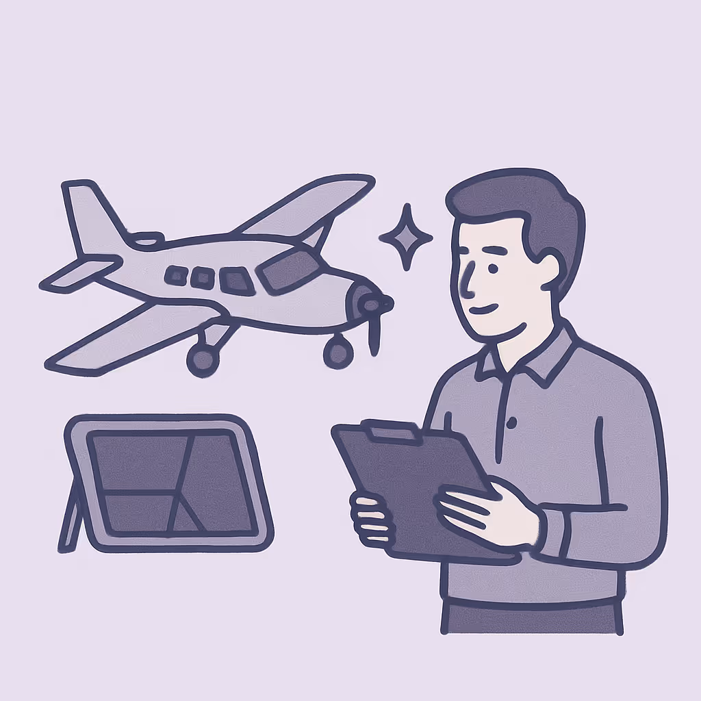 Aircraft Appraisal Cartoon Image from AppraiseItNow