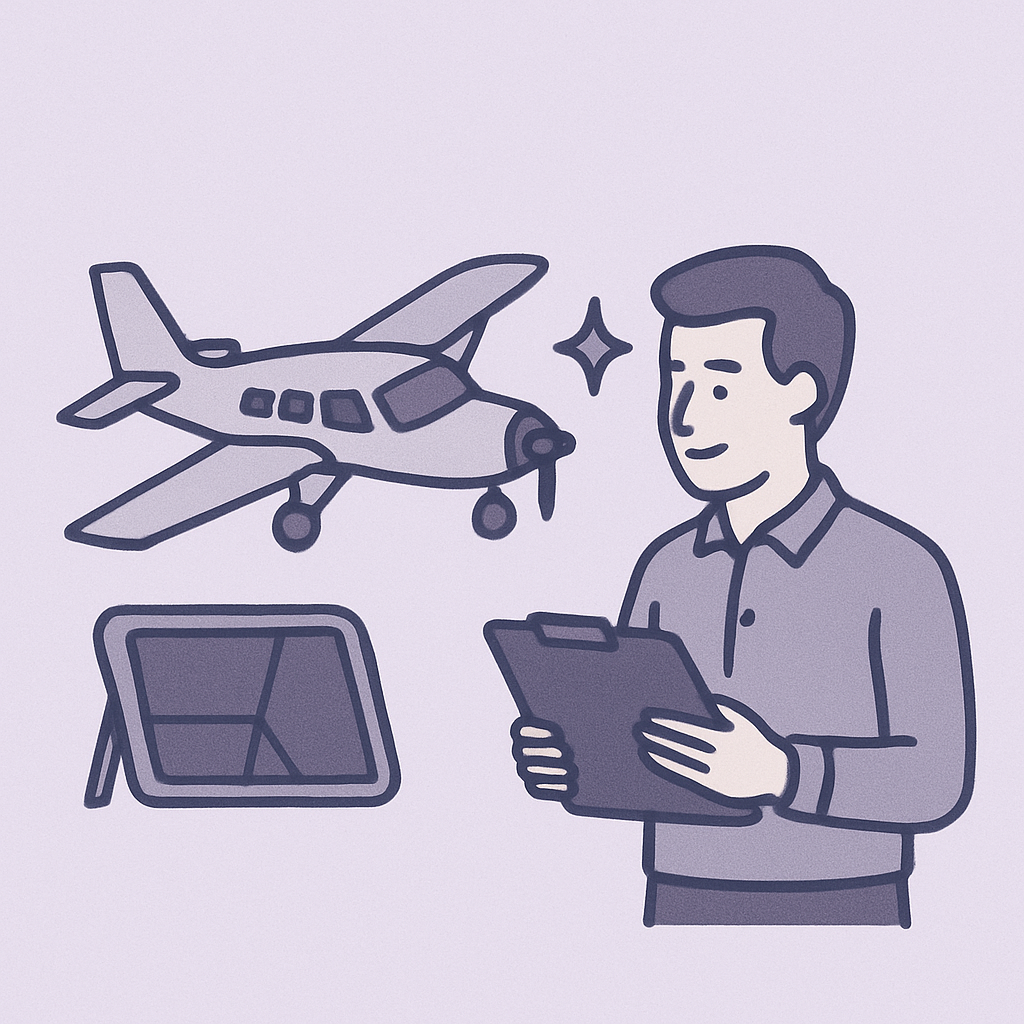 Aircraft Appraisal Cartoon Image from AppraiseItNow