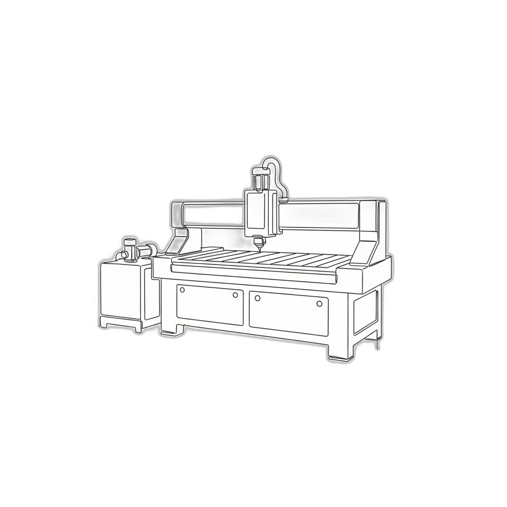 Waterjet Cutting System Appraisal Cartoon Image from AppraiseItNow