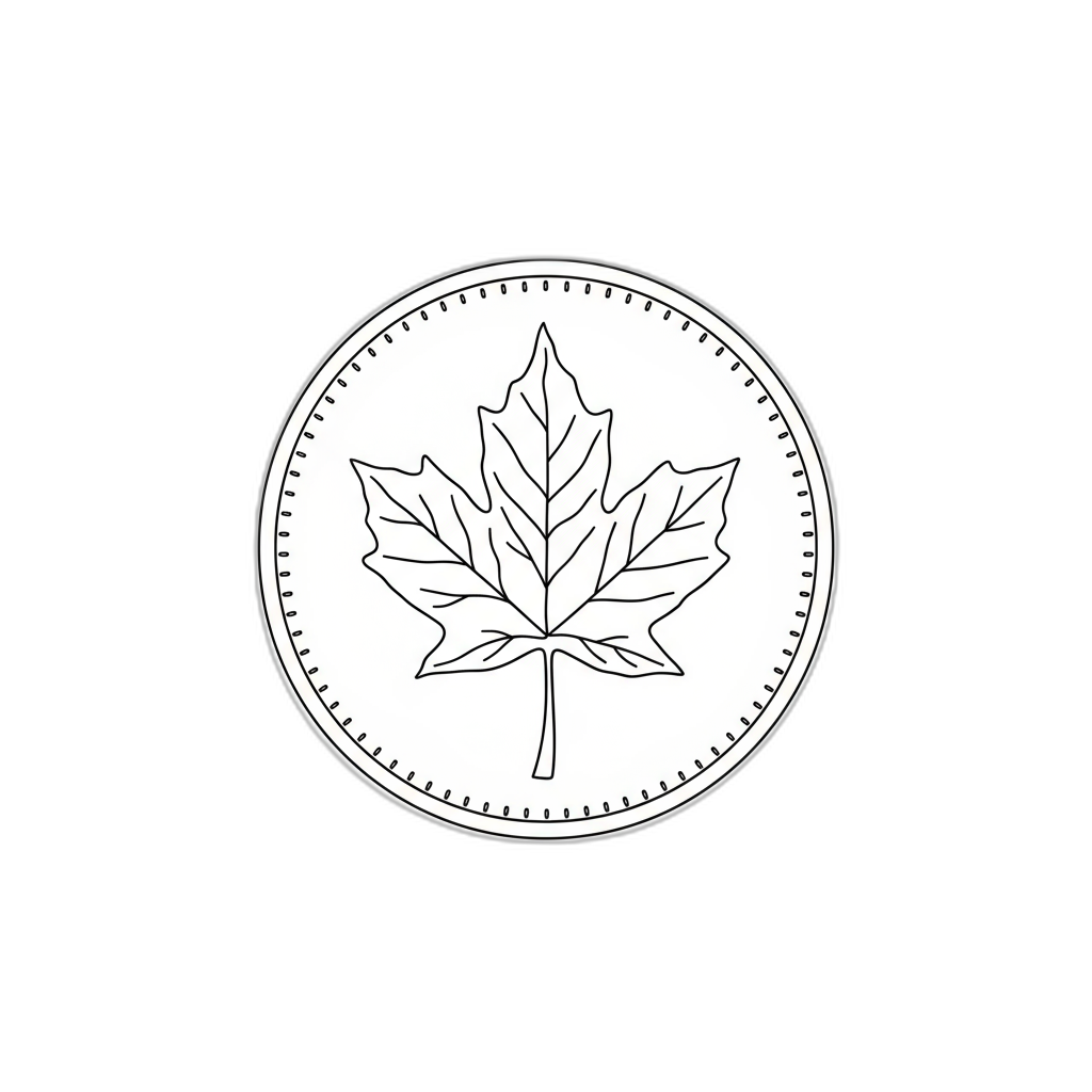 Canadian Silver Maple Leaf Coins Appraisal Cartoon Image from AppraiseItNow