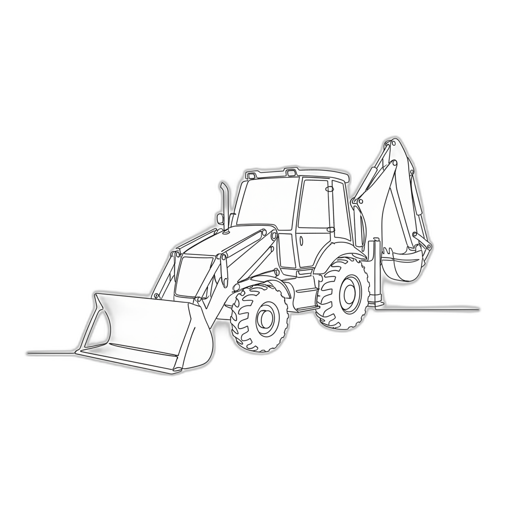 Backhoe Appraisal Cartoon Image from AppraiseItNow