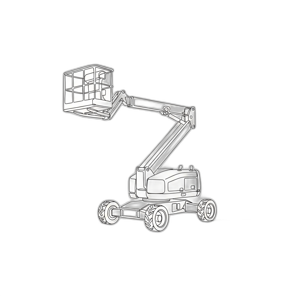 Boom Lift Appraisal Cartoon Image from AppraiseItNow