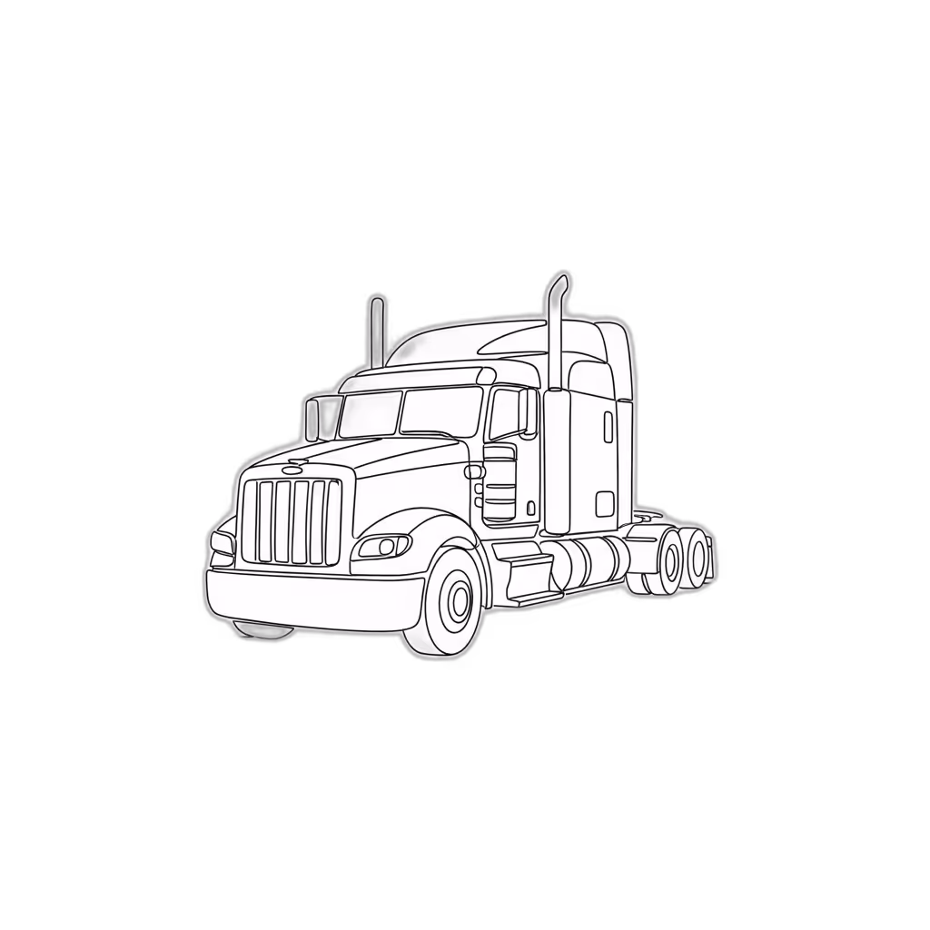 Class 8 Truck Appraisal Cartoon Image from AppraiseItNow