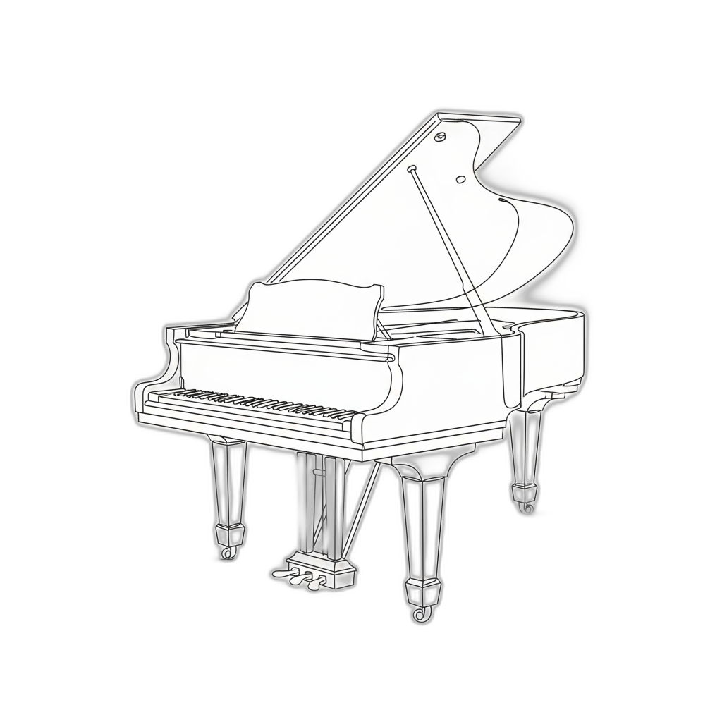 Bechstein Piano Appraisal Cartoon Image from AppraiseItNow