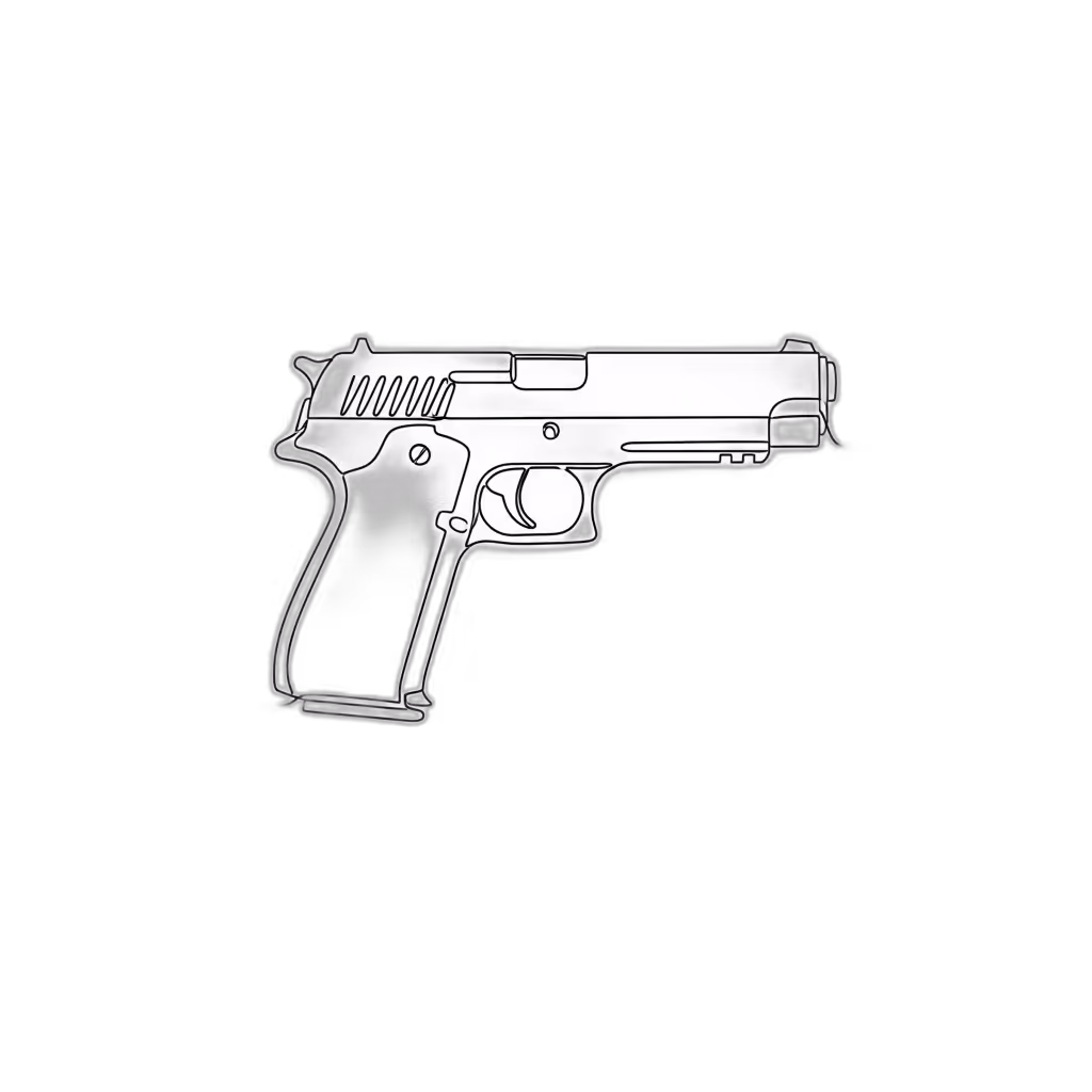 Handgun Appraisal Cartoon Image from AppraiseItNow