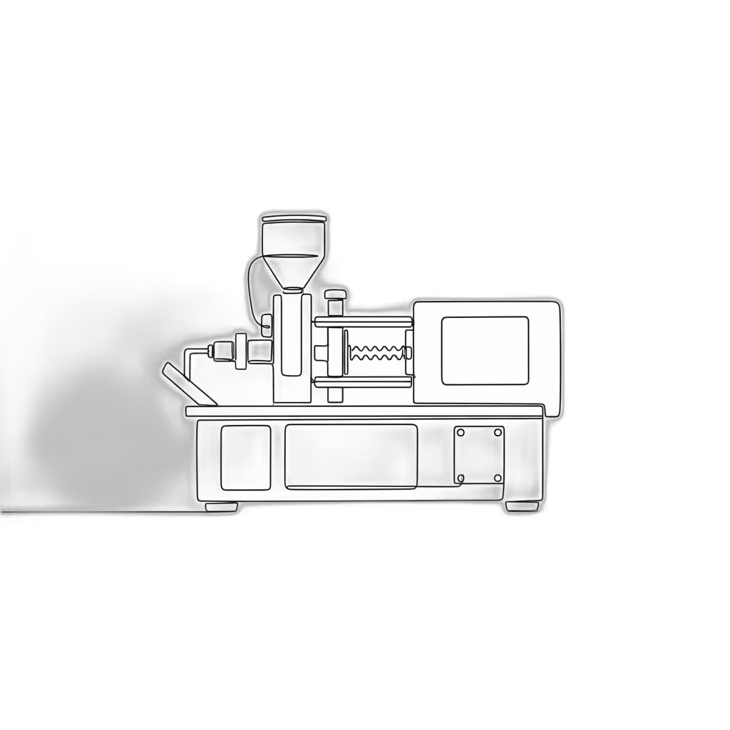 Injection Molding Machine Appraisal Cartoon Image from AppraiseItNow