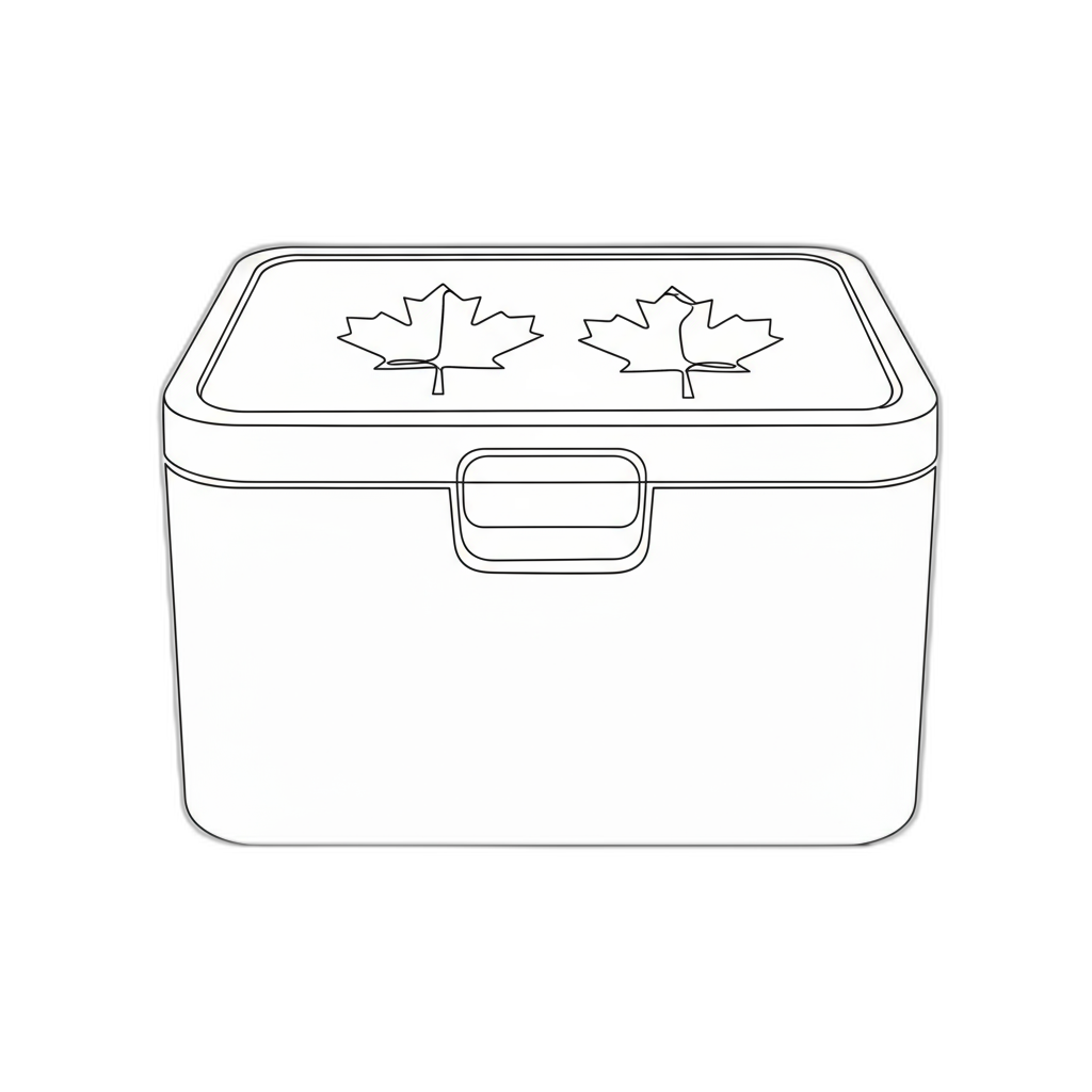 Canadian Silver Maple Leaf Monster Box Appraisal Cartoon Image from AppraiseItNow