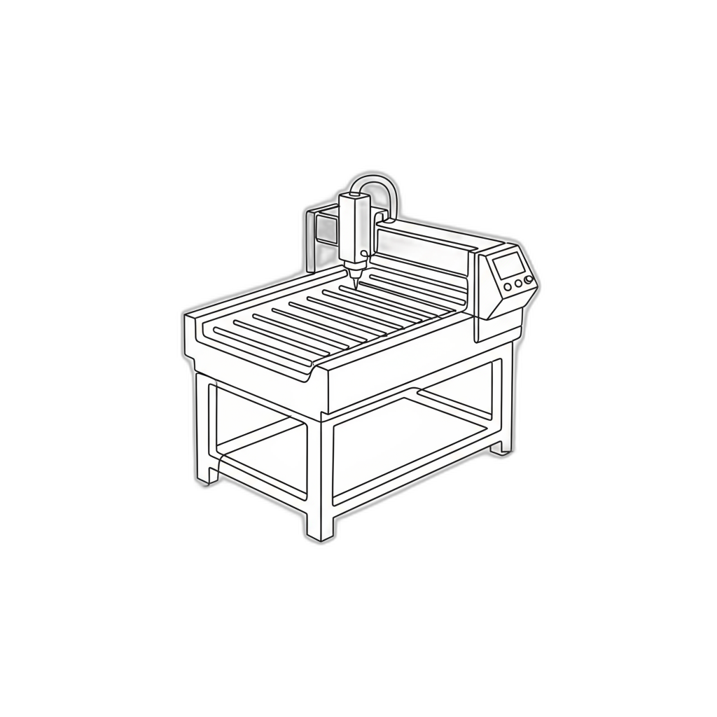 Plasma Cutting Table Appraisal Cartoon Image from AppraiseItNow
