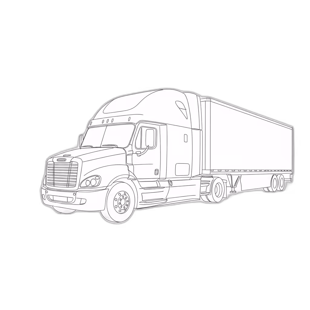 Freightliner Appraisal Cartoon Image from AppraiseItNow