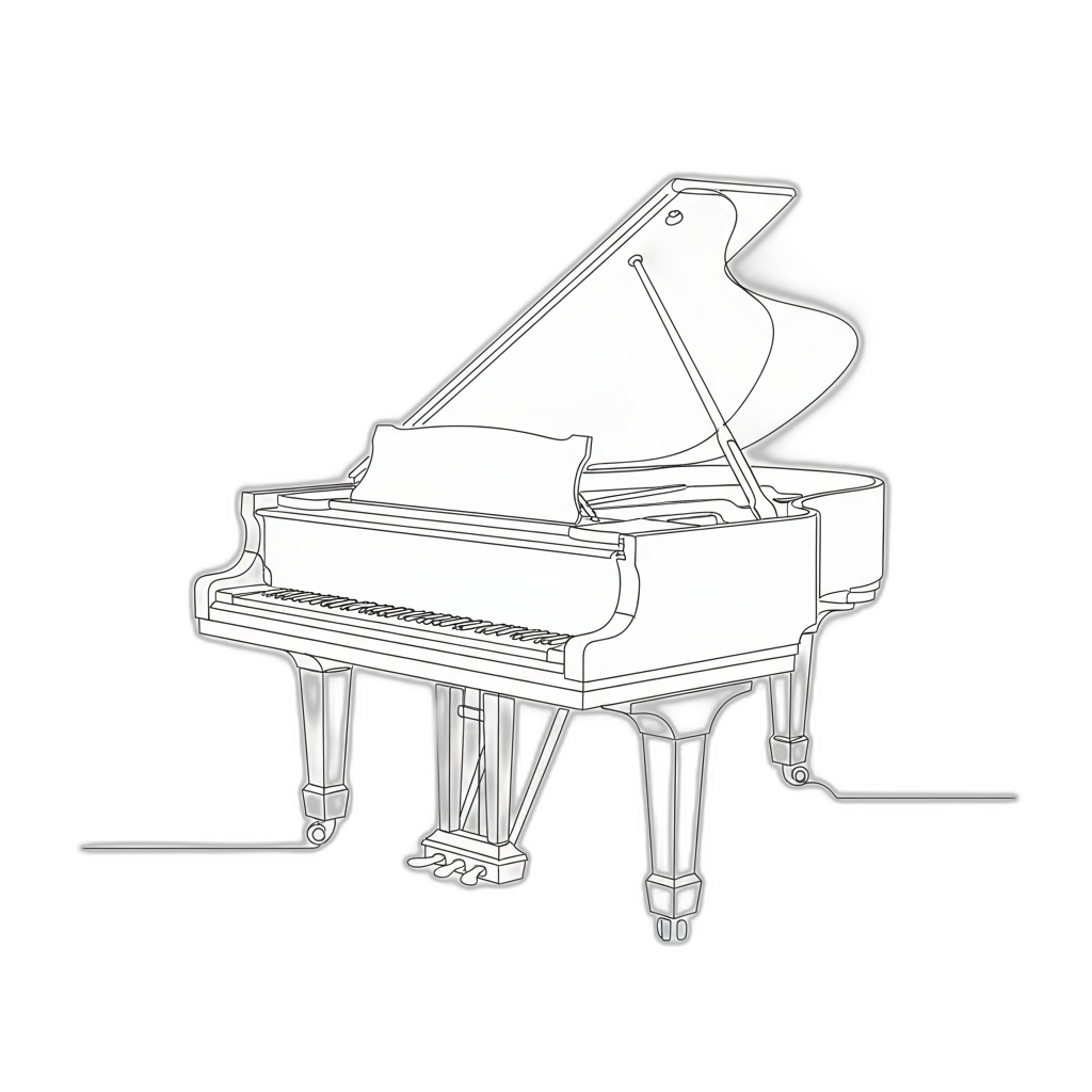 Steinway Piano Appraisal Cartoon Image from AppraiseItNow