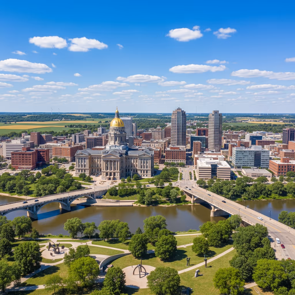 Appraisal in Iowa Cartoon Image by AppraiseItNow