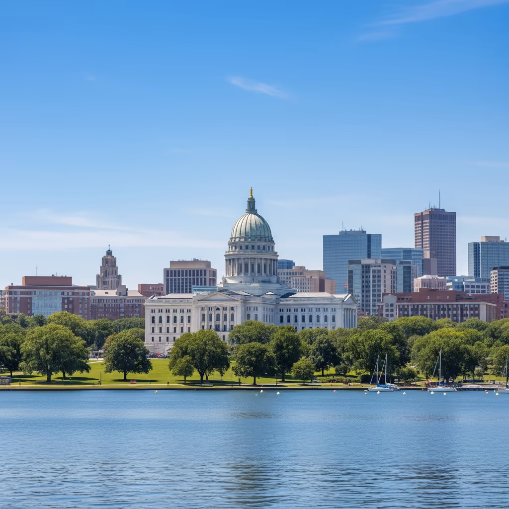 Appraisal in Wisconsin Cartoon Image by AppraiseItNow