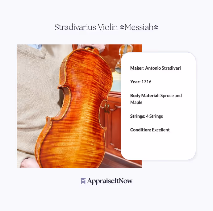 Facts of a Stradivarius Violin "Messiah"