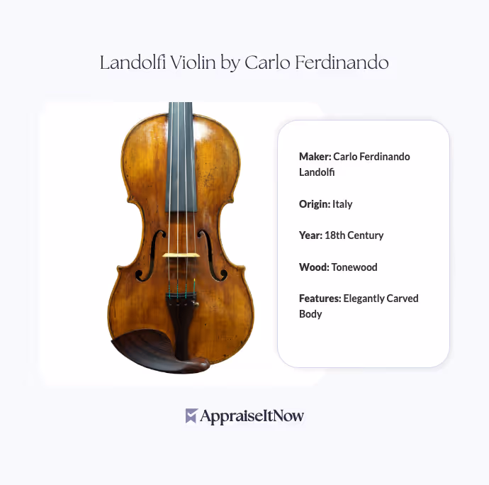 Facts of a Landolfi Violin by Carlo Ferdinando