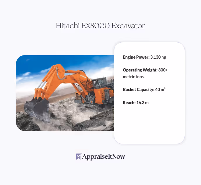 Facts of a Hitachi EX8000 Excavator