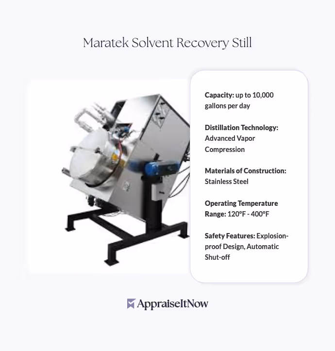 Maratek Solvent Recovery Still