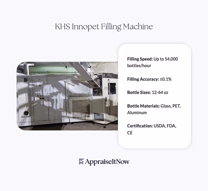 KHS Innopet Filling Machine
