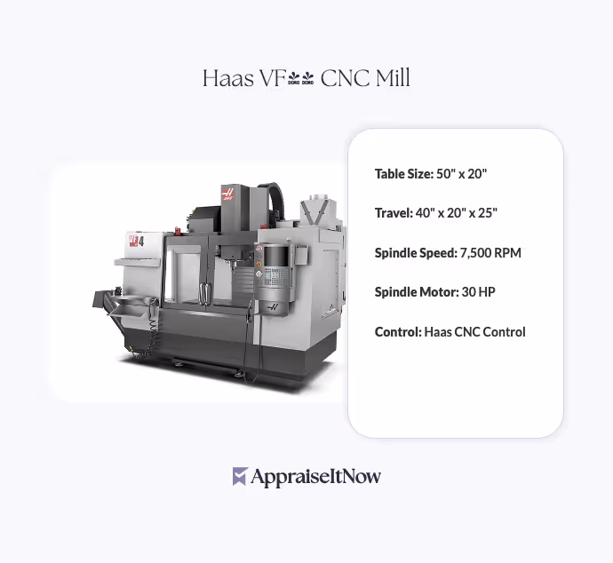 Haas VF-4 CNC Mill