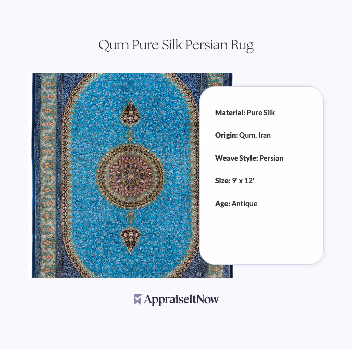 Facts of a Qum Pure Silk Persian Rug