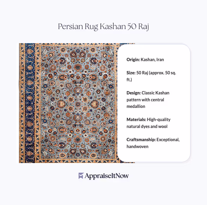 Facts of a Persian Rug Kashan 50 Raj