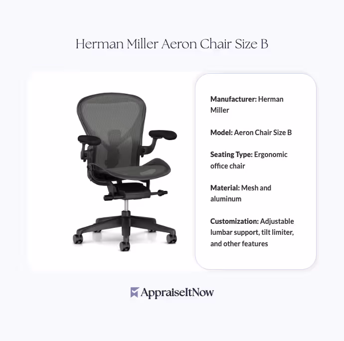 Herman Miller Aeron Chair Size B