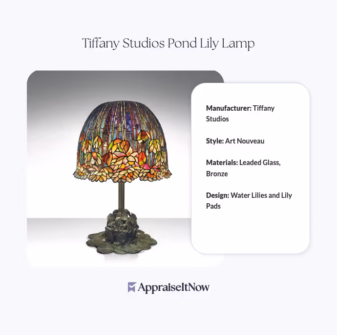 Tiffany Studios Pond Lily Lamp