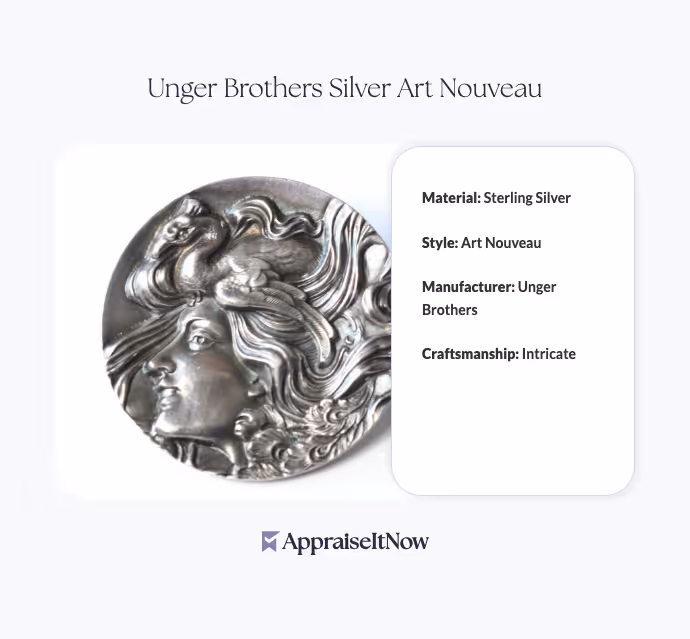 Unger Brothers Silver Art Nouveau