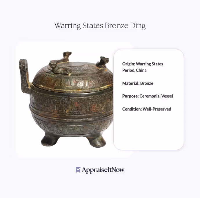 Warring States Bronze Ding