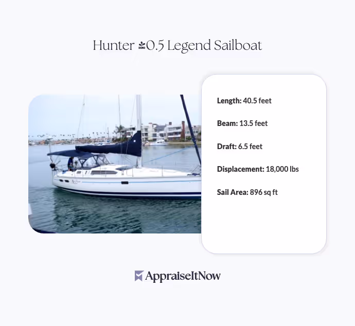 Hunter 40.5 Legend Sailboat