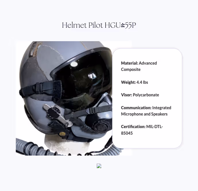 Helmet Pilot HGU-55P