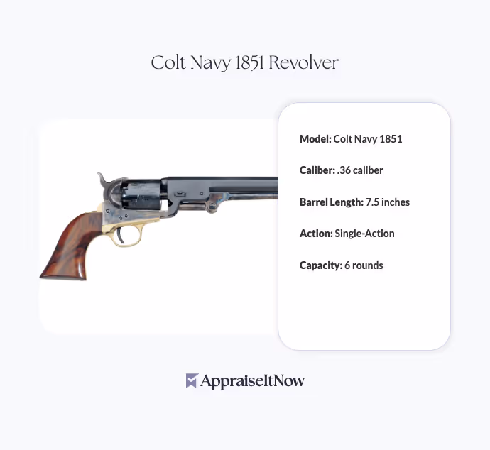Colt Navy 1851 Revolver