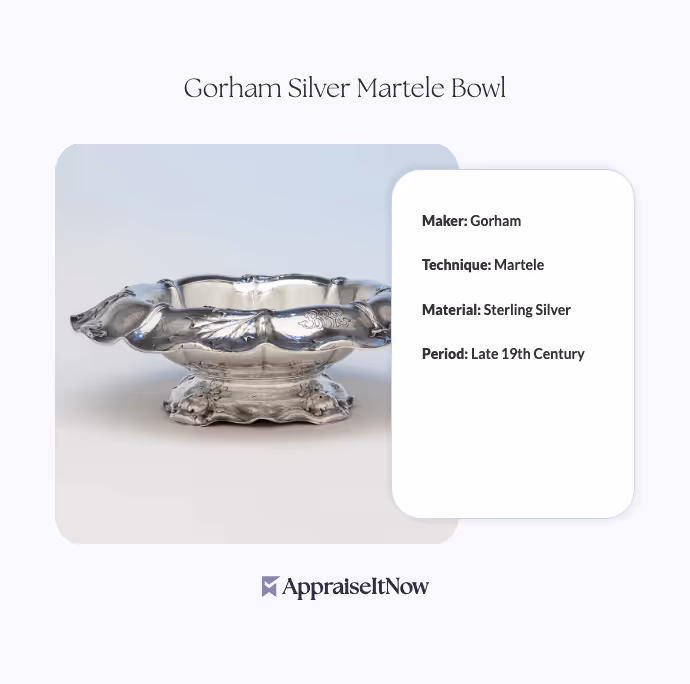 Gorham Silver Martele Bowl