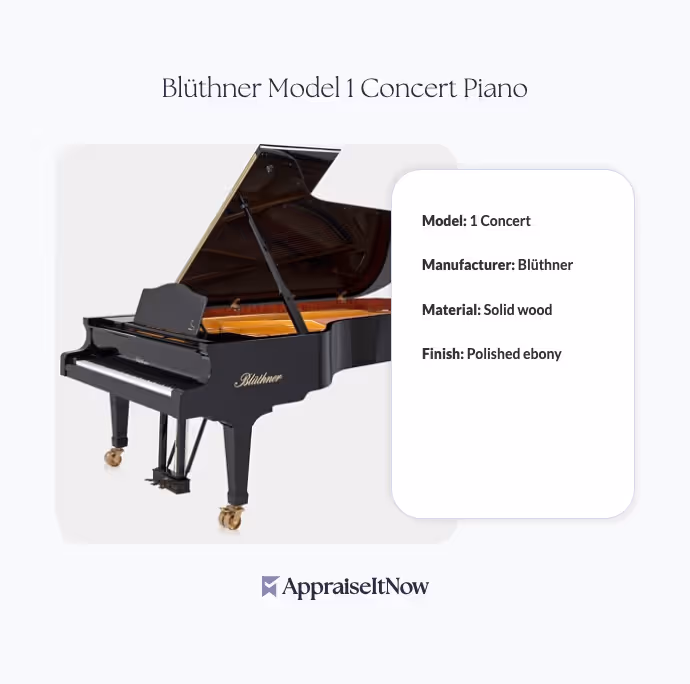 Facts of a Blüthner Model 1 Concert Piano