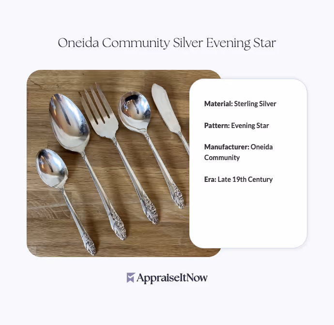 Oneida Community Silver Evening Star