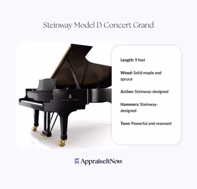 Facts of a Steinway Model D Concert Grand