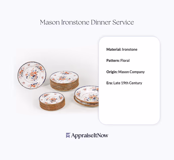 Mason Ironstone Dinner Service