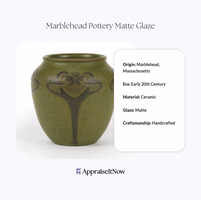 Marblehead Pottery Matte Glaze