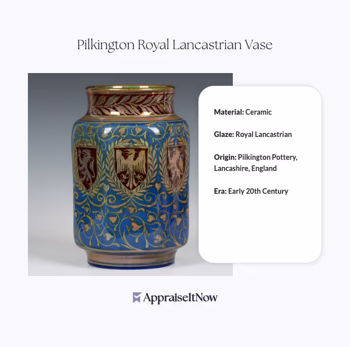 Pilkington Royal Lancastrian Vase
