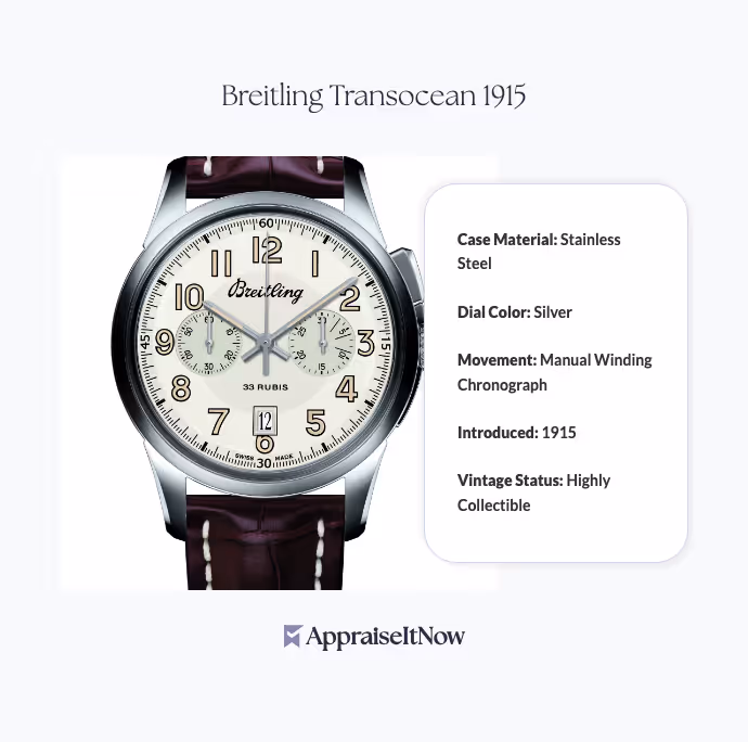 Facts of a Breitling Transocean 1915