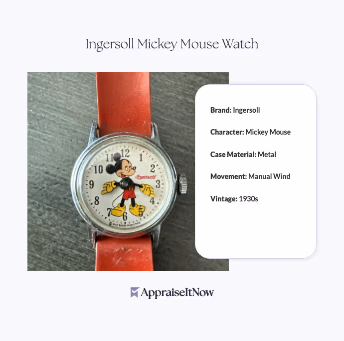 Facts of an Ingersoll Mickey Mouse Watch