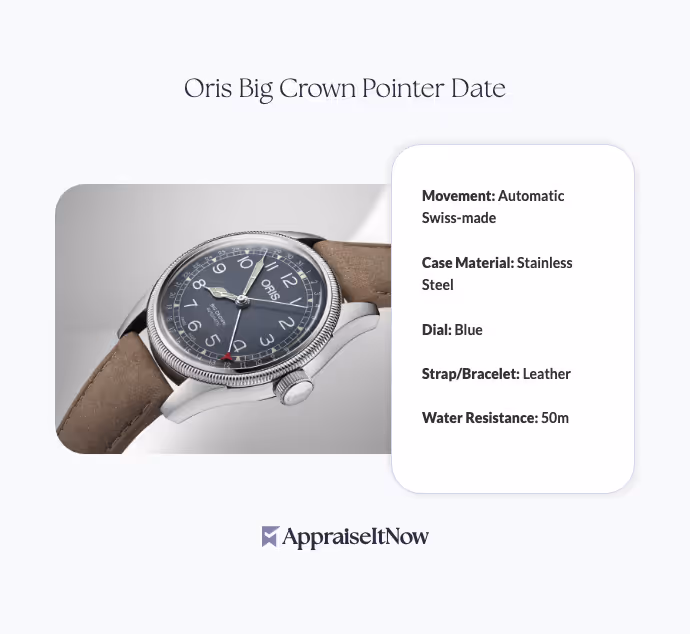 Facts of an Oris Big Crown Pointer Date