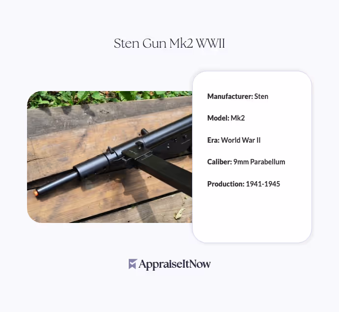 Sten Gun Mk2 WWII