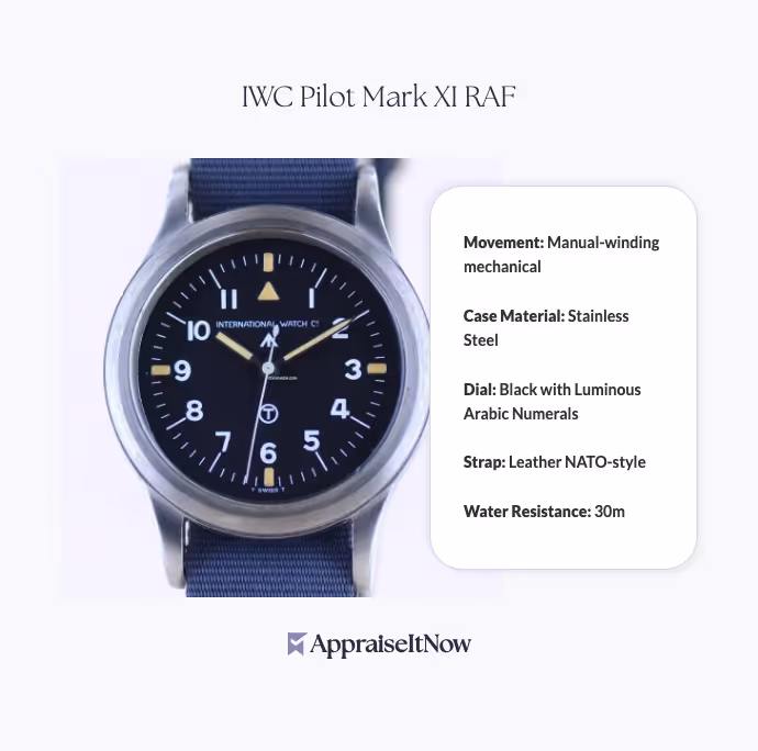 Facts of an IWC Pilot Mark XI RAF