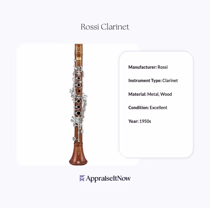 Facts of a Rossi Clarinet